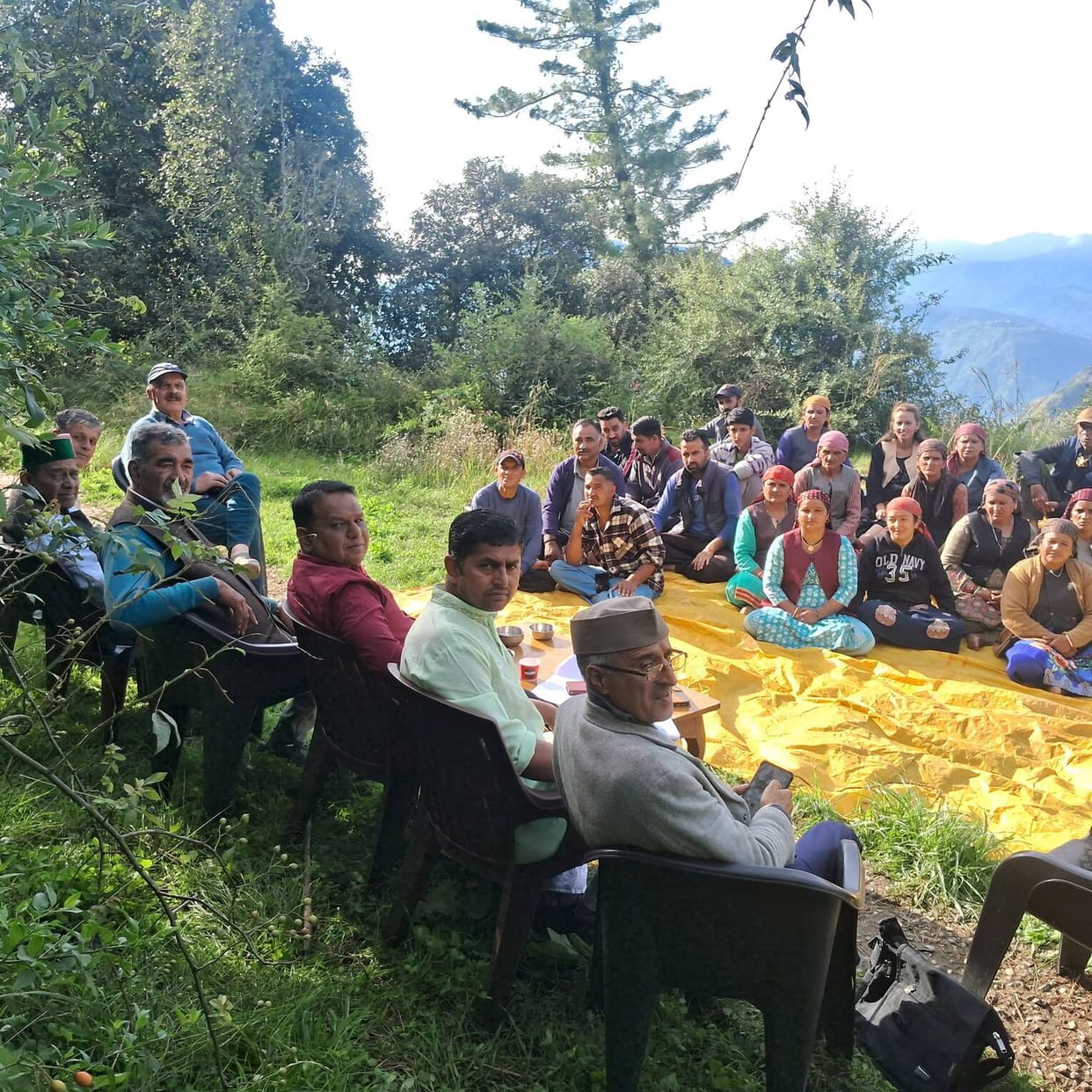 Heard the grievances of villagers at the Aahar sub-Gram Sabha