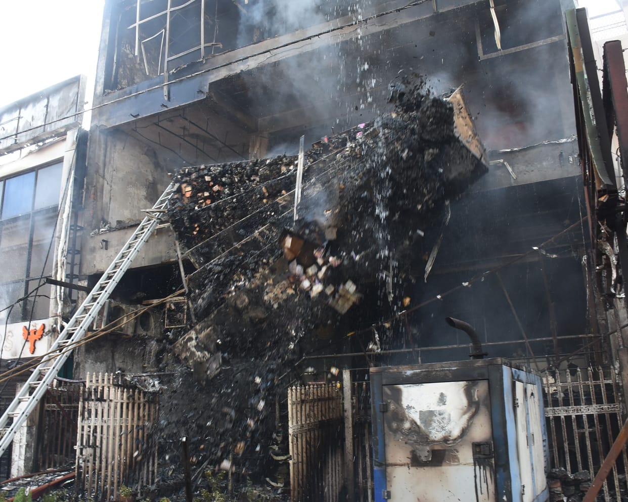 Aliganj Fire Incident: Demolition order for the building had been withdrawn with a backdated effect.