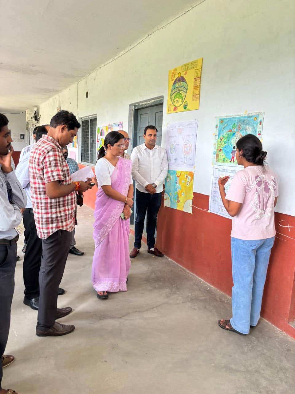 Nitish secured first place and Najis second in the poster competition.