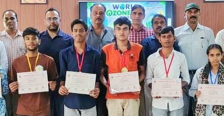 Abhinav, Atharva, and Aditya topped the competitions.