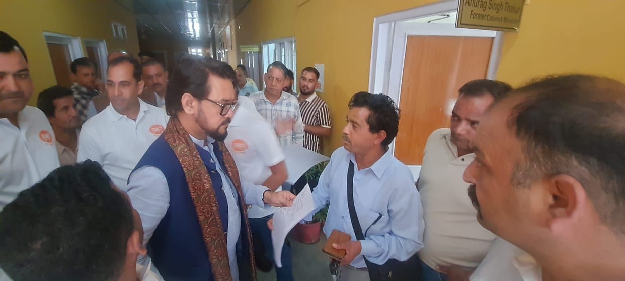 Divyang Kalyan Samiti submitted a 20-point charter of demands to MP Anurag.