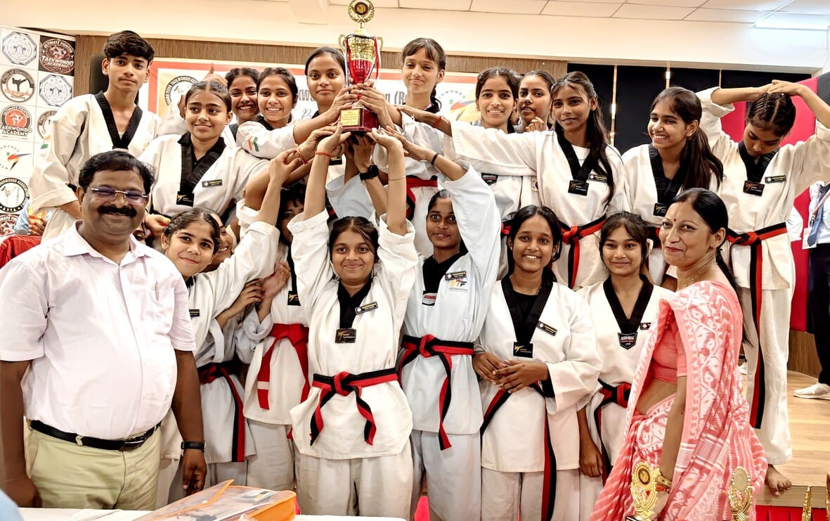 Players displayed their prowess in Taekwondo