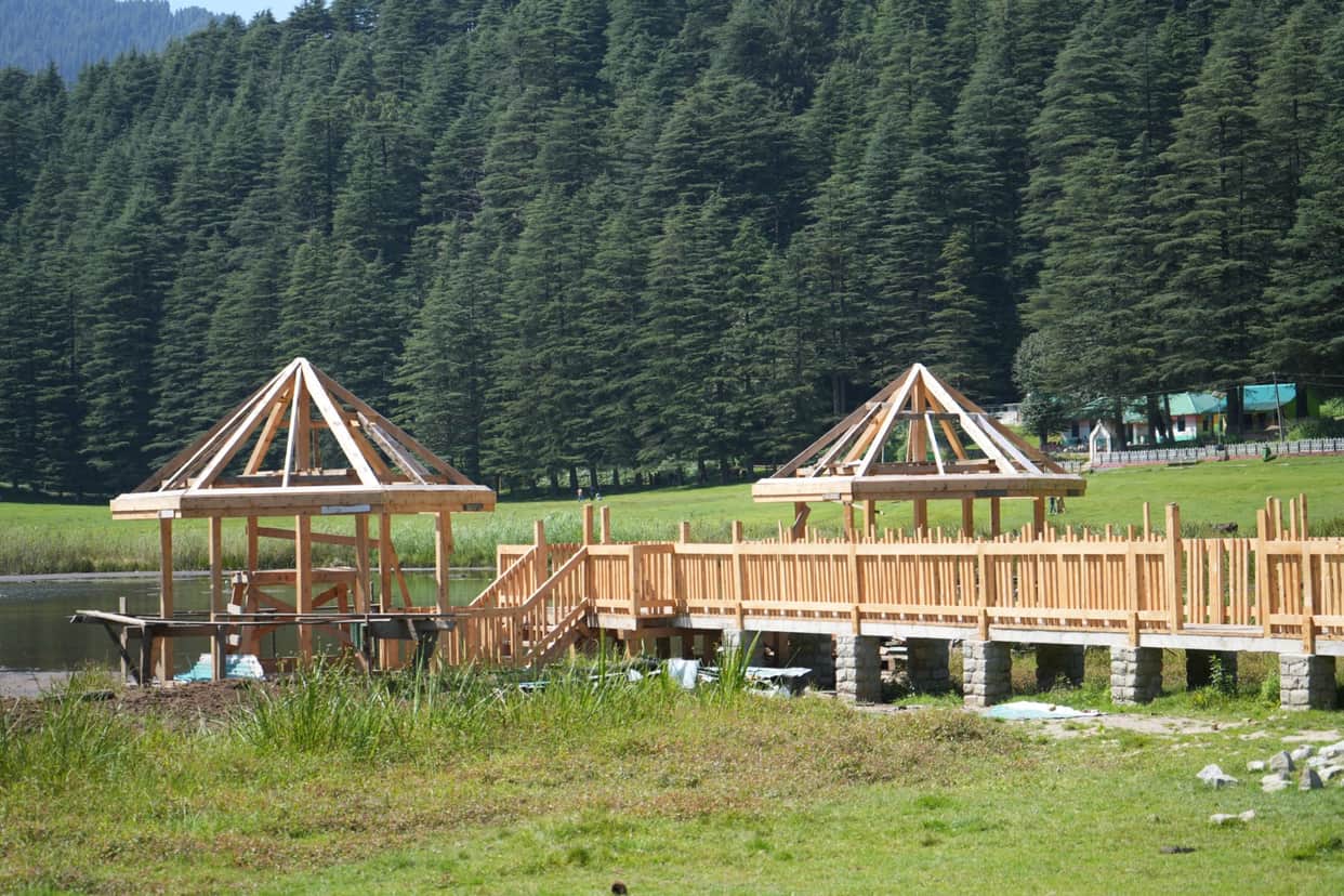 Bridge repair work begins; tourists will once again be able to reach Khajjiar Lake.