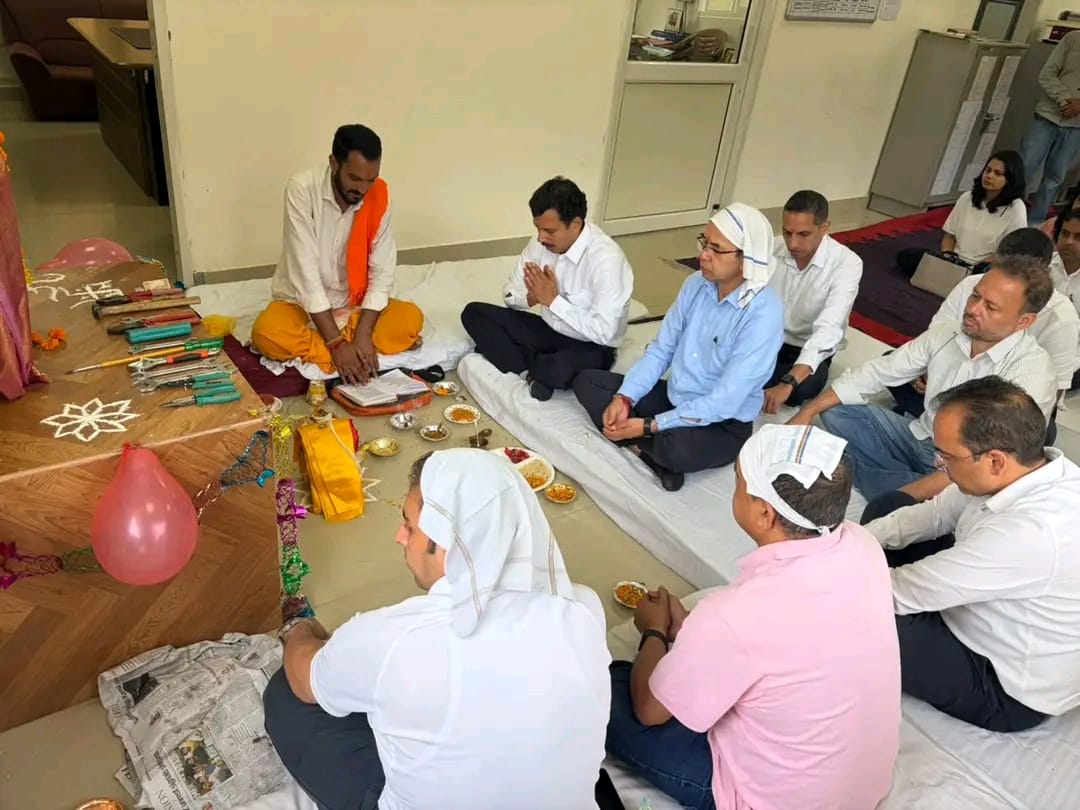 Vishwakarma Puja was celebrated at the Luhri Hydroelectric Project