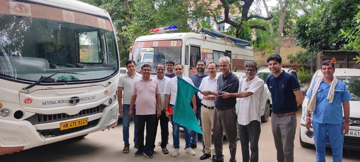 100-day campaign launched under 'Anemia-Free Haryana'; mobile medical units flagged off.