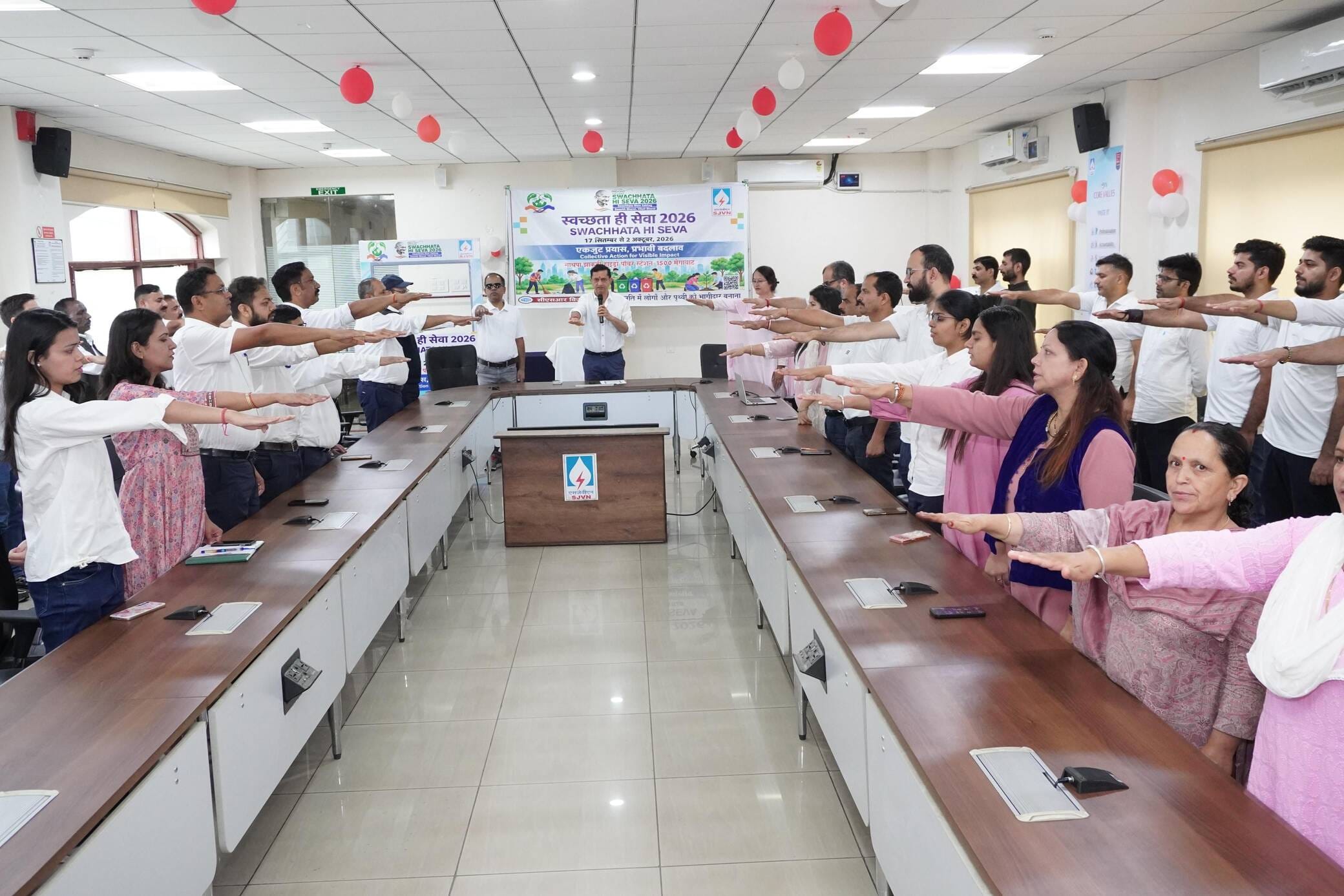 नाथपा झाकड़ी हाइड्रो पॉवर स्टेशन में स्वच्छता पखवाड़े में स्वच्छता को जीवनशैली का हिस्सा बनाने क