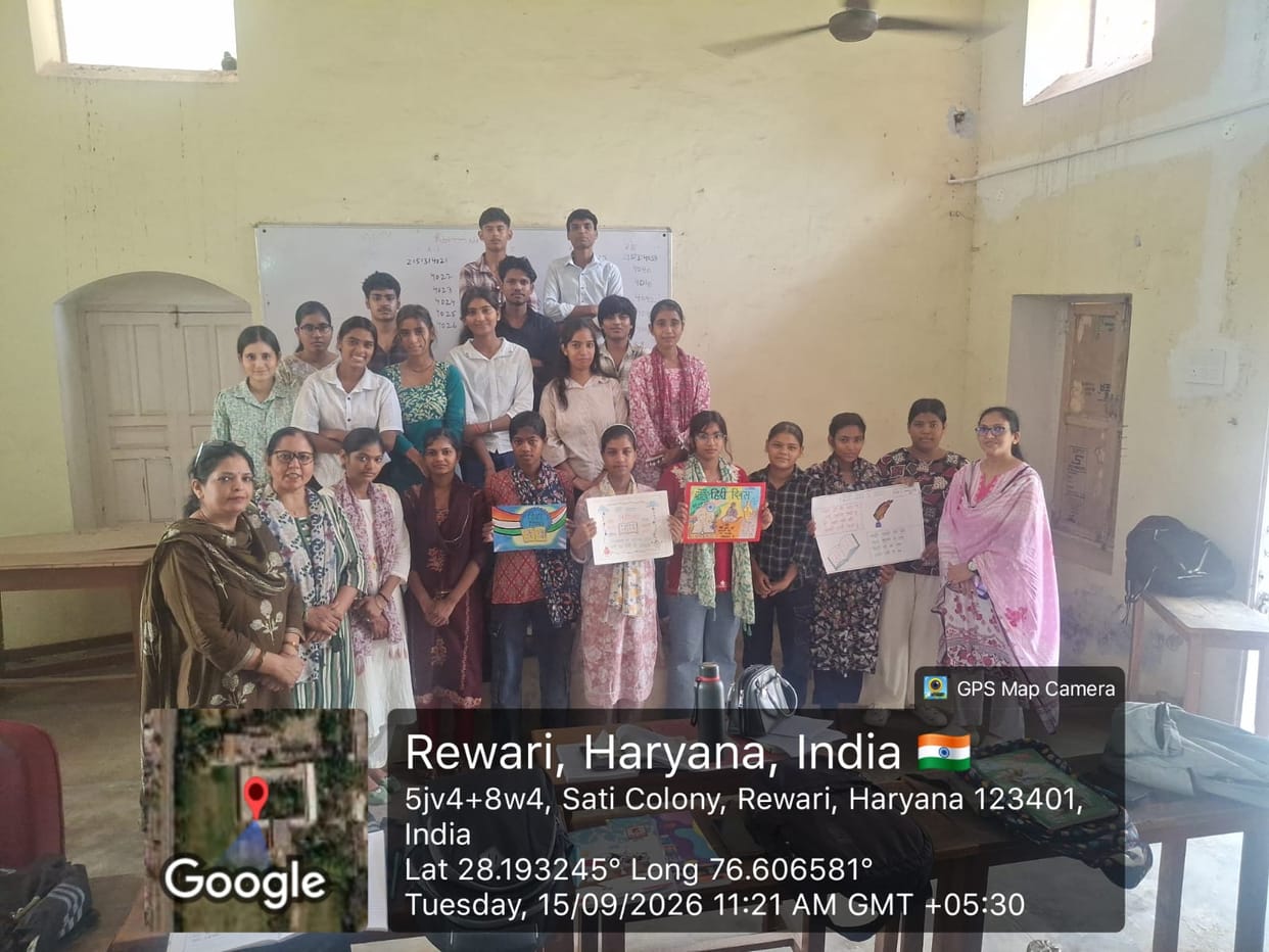 Neha secured first place in essay writing, Chanchal in poster making, and Muskan in the quiz.