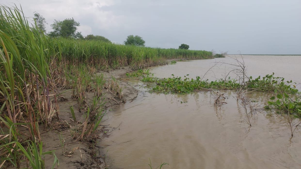 Saryu water level recedes; relief in Manjha area