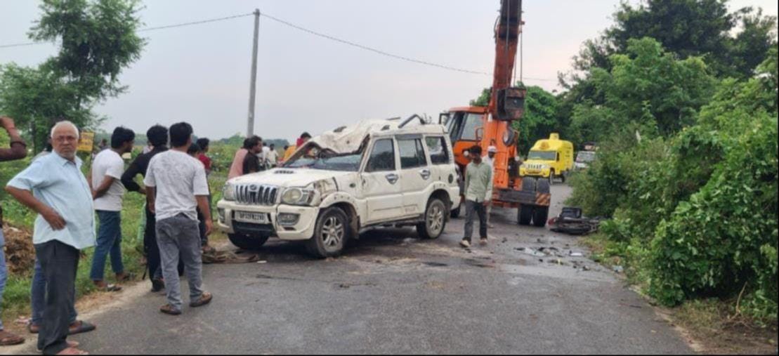 SUV overturns on bike, girl dies after being crushed