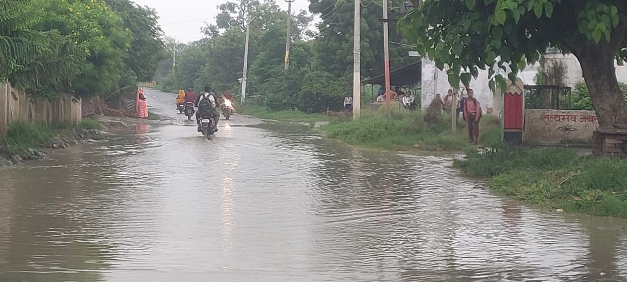 Saryu surges again due to water released from barrages