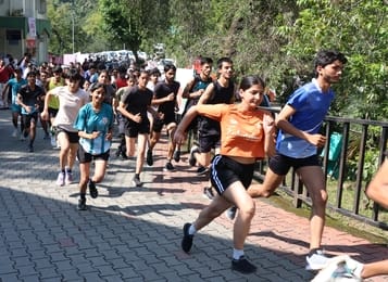 Racing strides: Striking a blow against myths surrounding AIDS and TB.