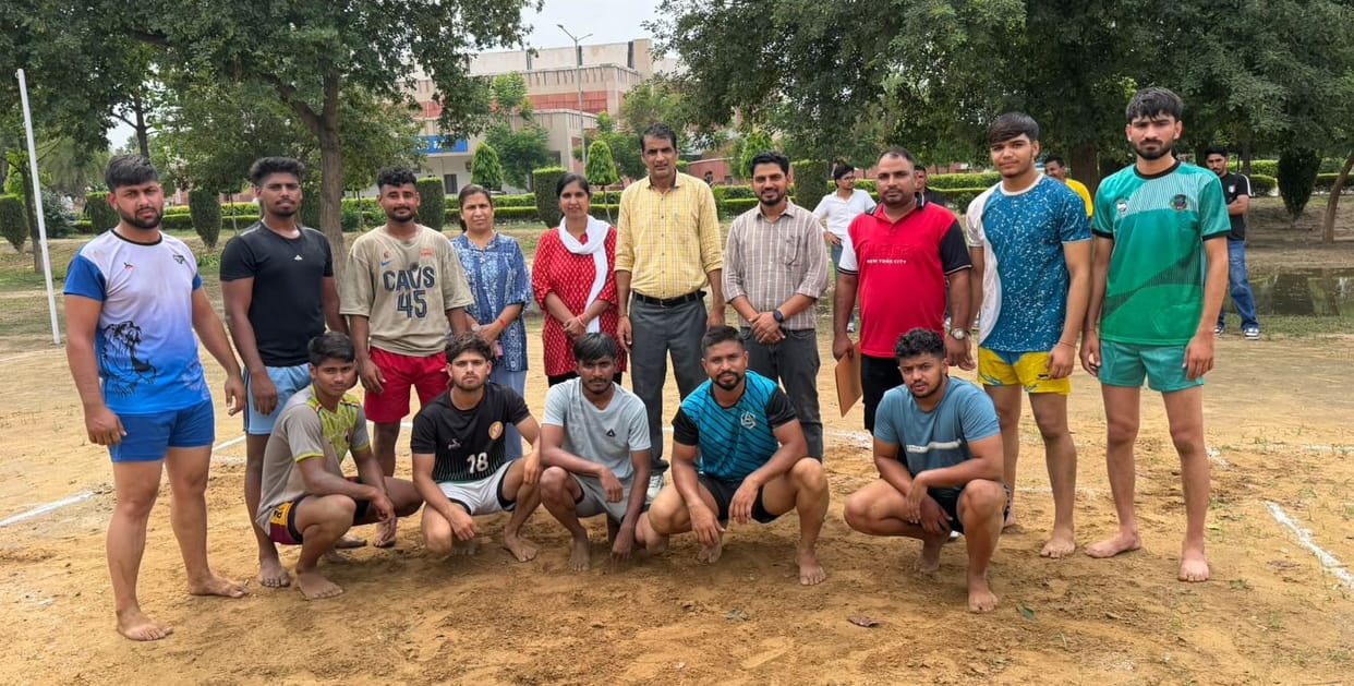 CRSU's Kabaddi team selected, will show its strength in Uchana from 24th