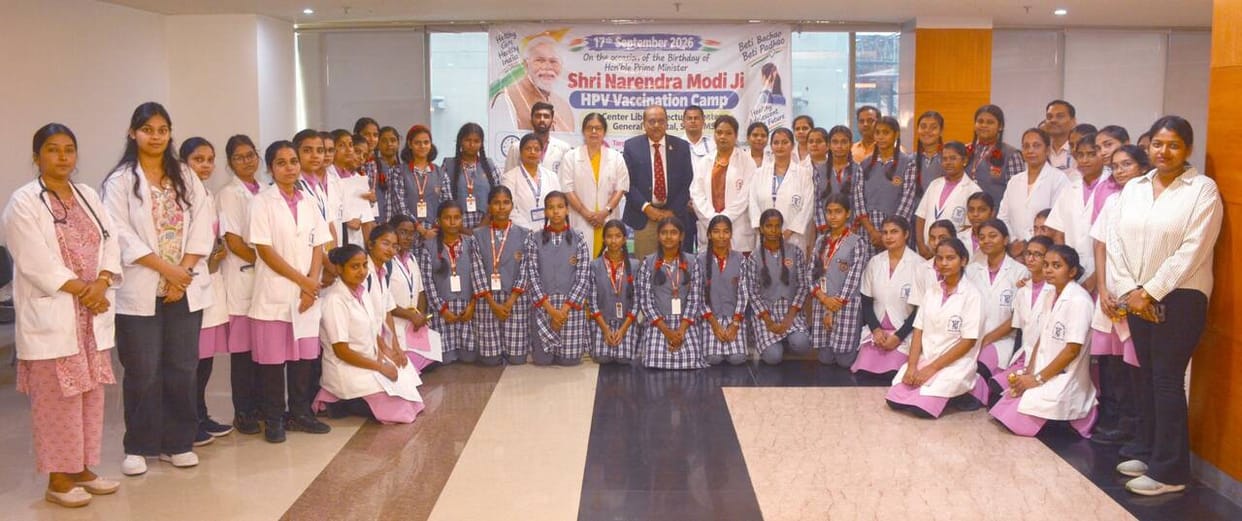 Responsibility for 50 TB patients assumed; 76 girls administered HPV vaccine.