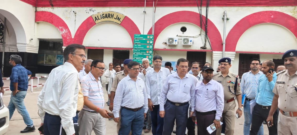 The DRM inspected the development and construction work at the station