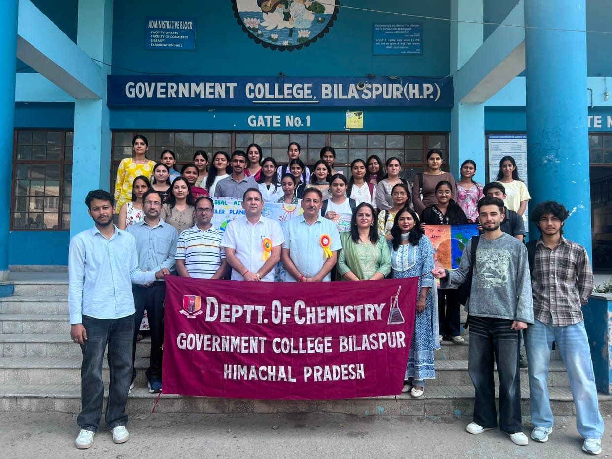 Message of ozone conservation conveyed through poster-making and speech competitions.