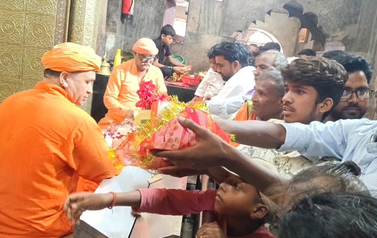 Devotees throng Devipatan Temple on Santan Saptami