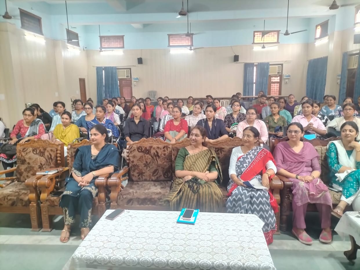 New session for B.Ed. first year inaugurated with a Havan ceremony.