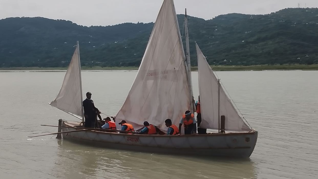 An Example of Determination at Gobind Sagar Lake: Cadets Complete an Arduous 38-Kilometer Boating Expedition