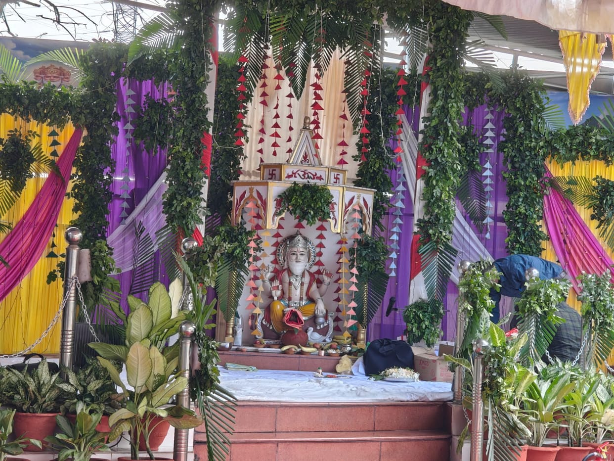 The Primordial Architect worshipped with reverence in factories and private establishments.