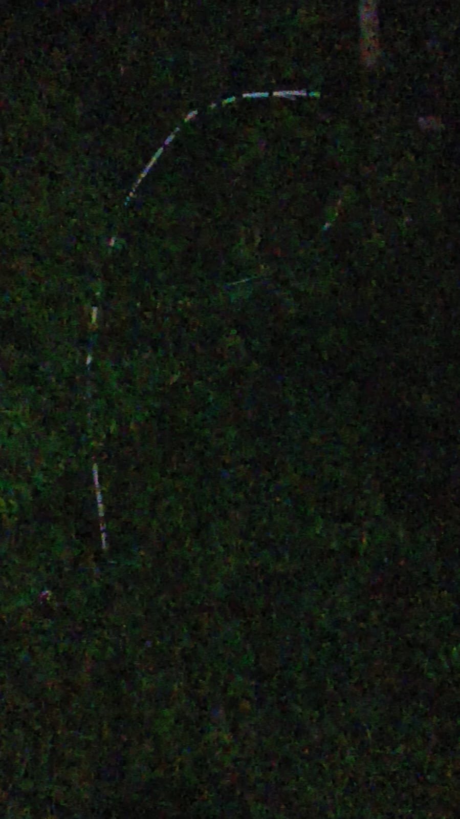 High-tension line wire snapped and fell on a house; appliances burnt out.