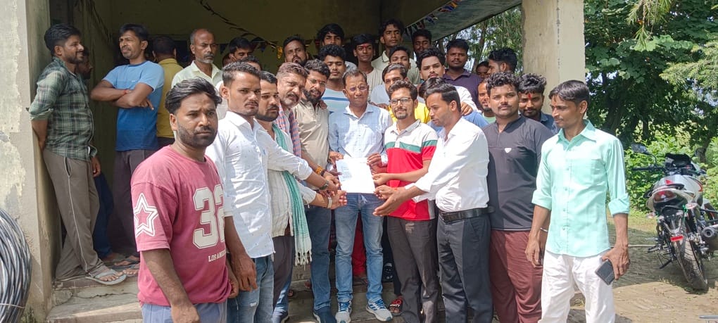 The substation was surrounded in protest against power cuts.