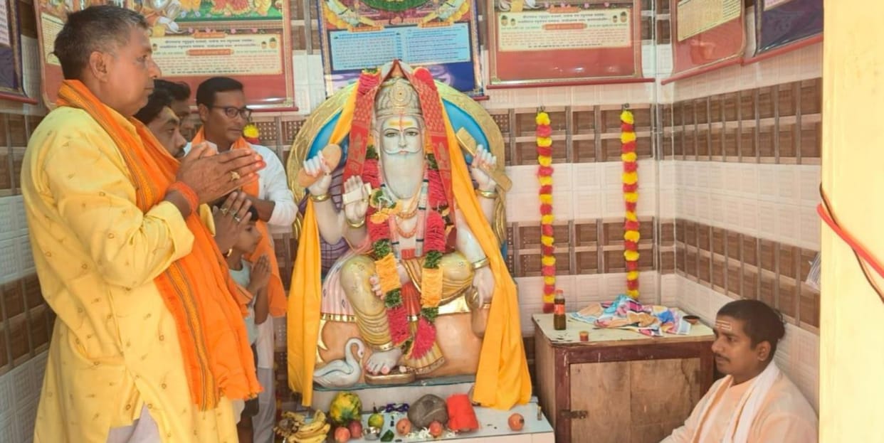 The god of creation was worshipped with rituals