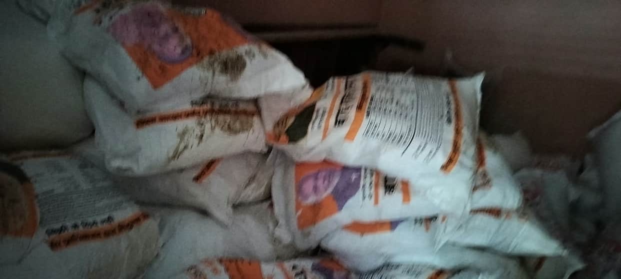 66 flood relief kits found in a private house in Badagaon.