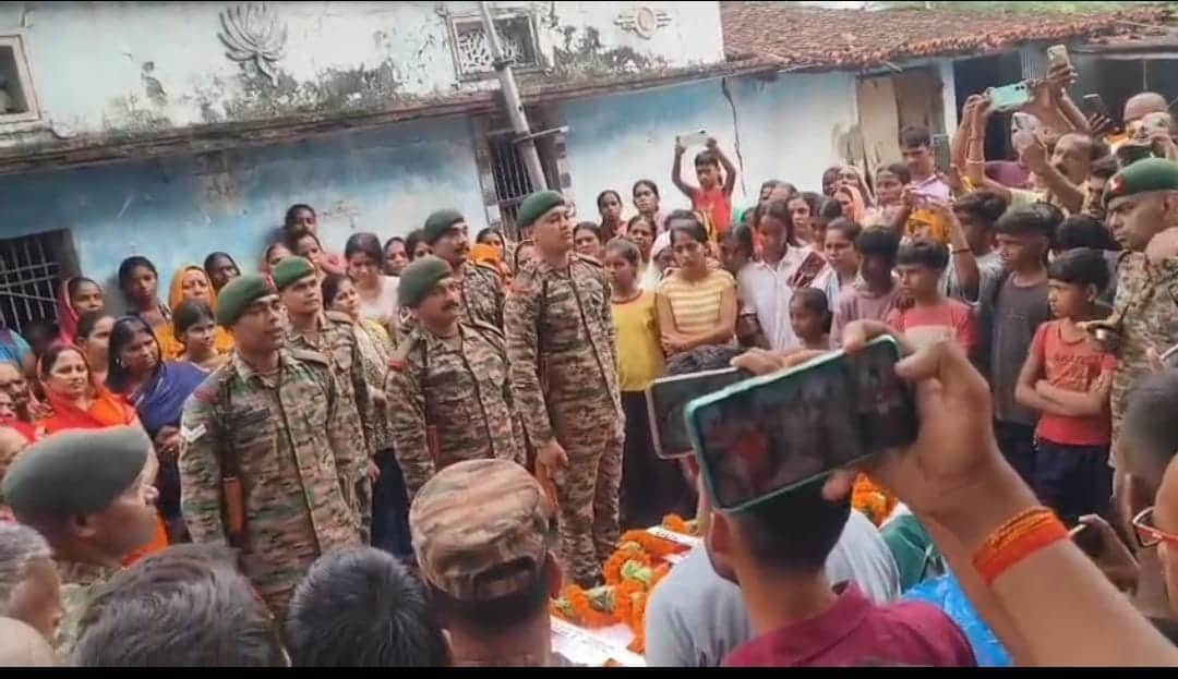 Army soldier who died of a gunshot wound in Pune bid a tearful farewell: