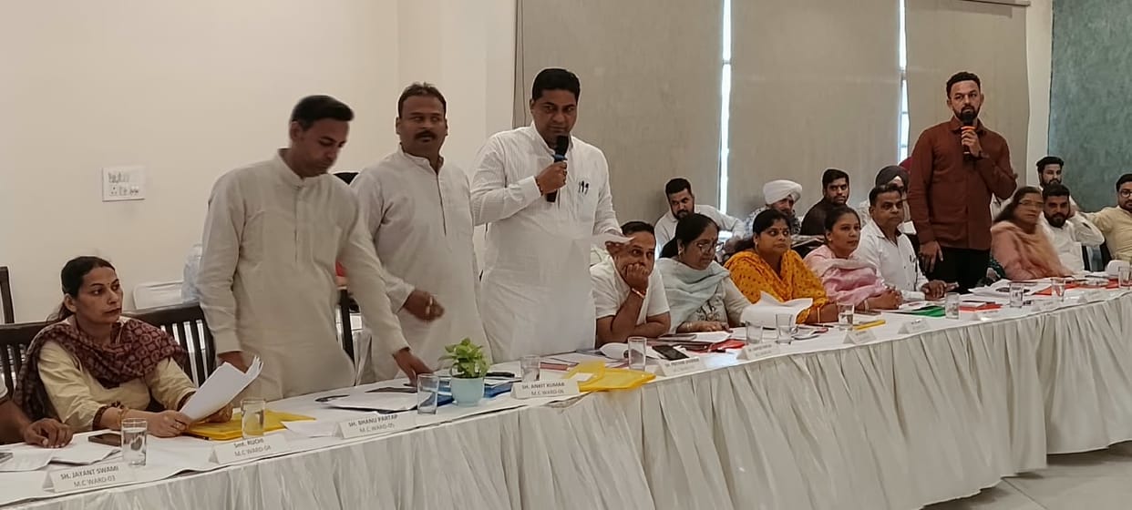 Officials prepared the agenda for development works following the councilors' displeasure