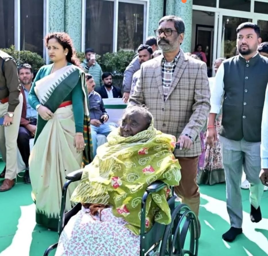 CM Hemant Soren's mother, Rupi Soren, falls ill; admitted to Hillview Hospital.