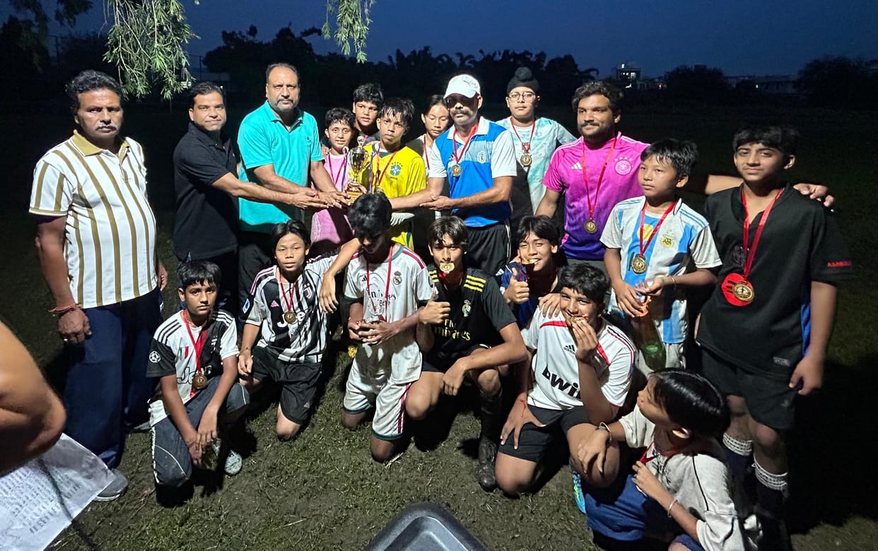 DPS Under-14 team becomes football champion