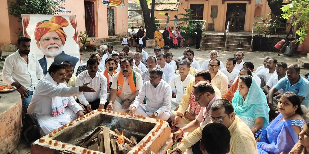 PM Modi's birthday celebrated with a pledge to serve.