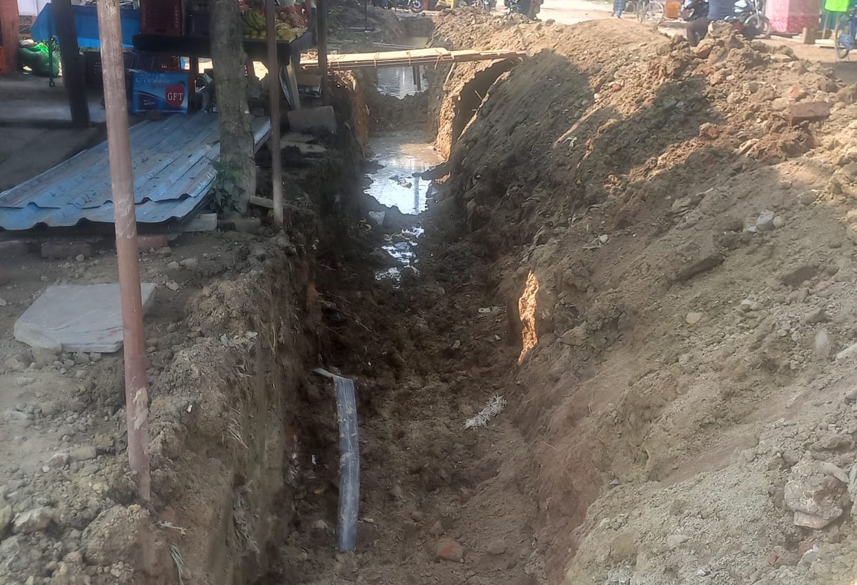 24 houses have not received water for the last 72 hours.
