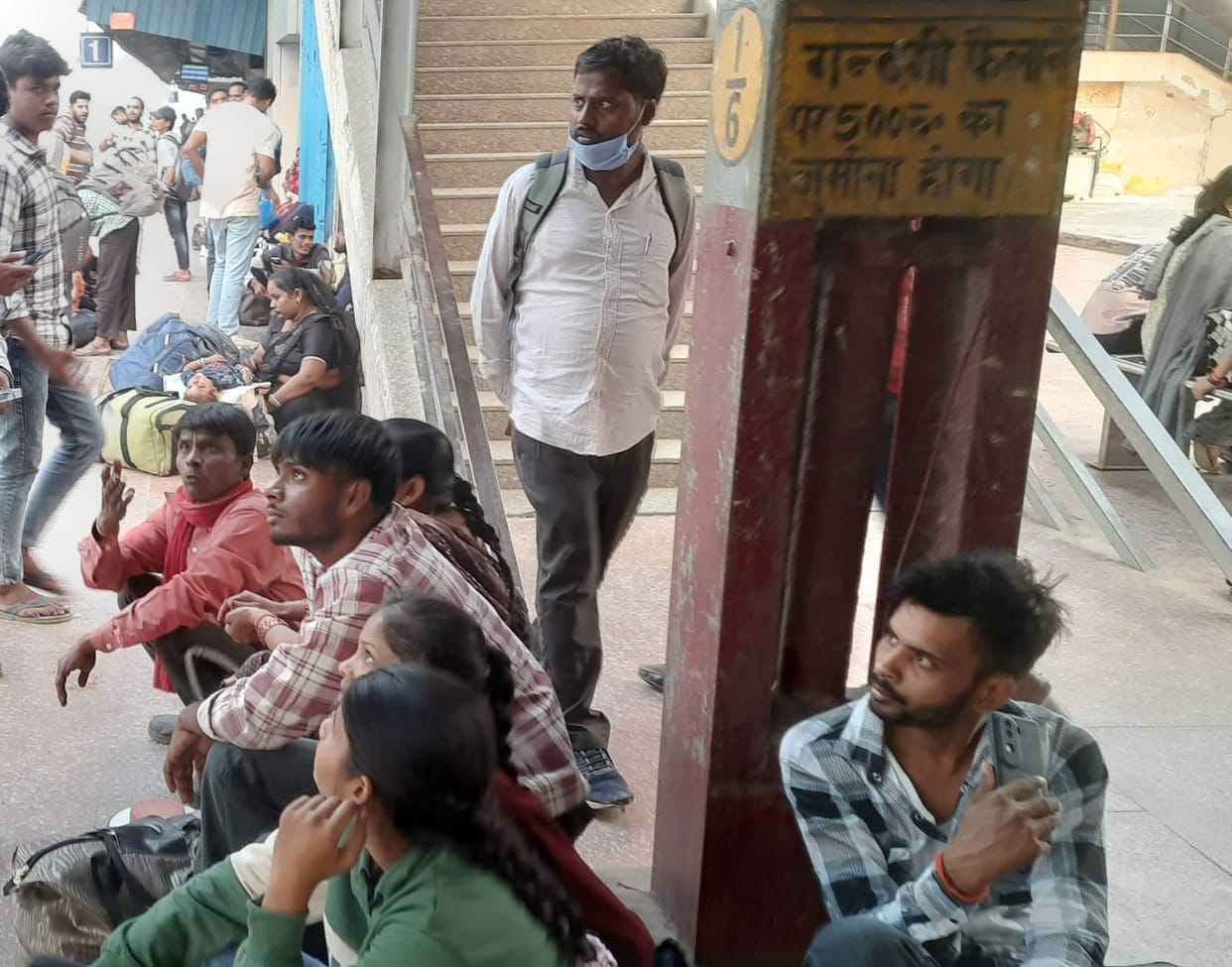 Special trains running late; passengers inconvenienced.