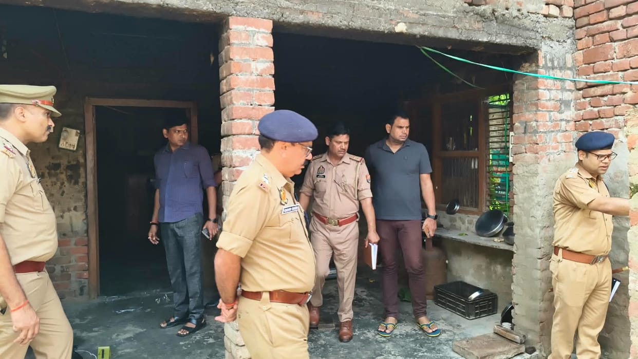 Mother's body found at home; body of differently-abled daughter discovered in a field 30 meters away.