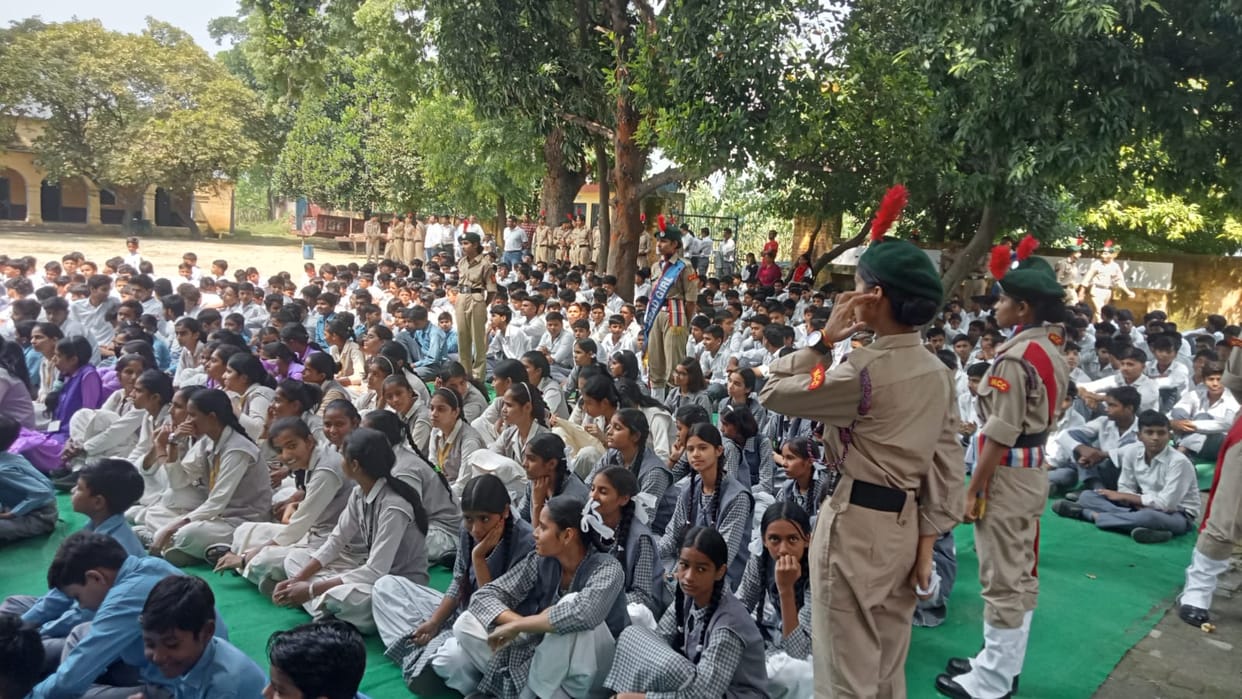 Conducted a drill on safety against earthquakes and fires.