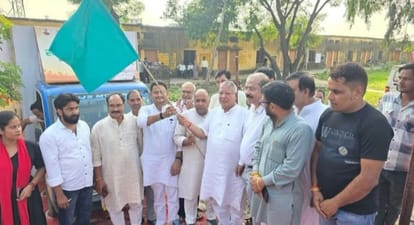 सिसौली से अंत्योदय फाउंडेशन द्वारा चलाई जा रही मोबाइल स्वास्थ्य वन सेवा को हरी झंडी दिखाकर रवान
