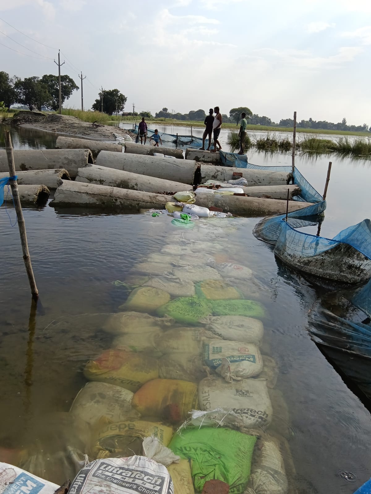 Floodwaters have receded, but villages still face problems due to waterlogging.