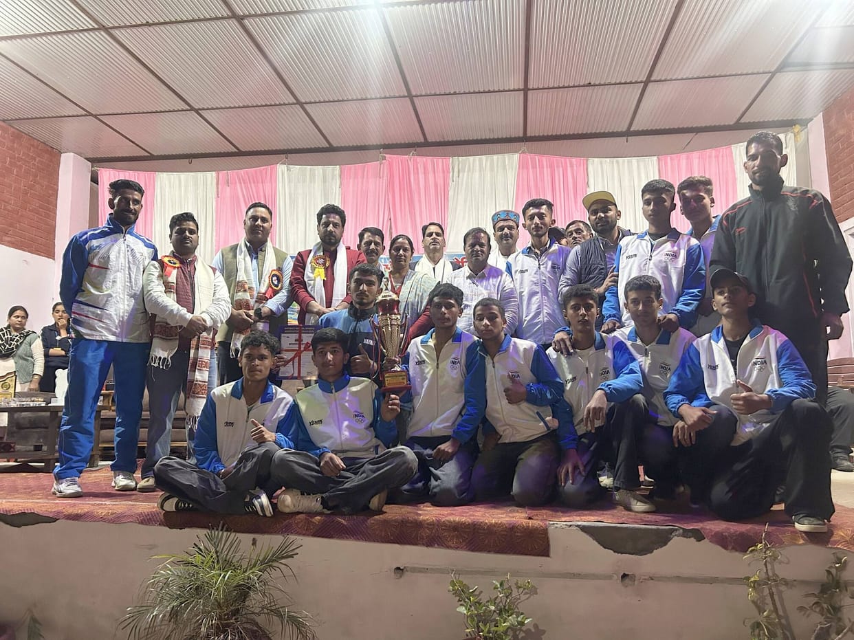 Venus School stood first in Kabaddi, and Samej School stood first in Kho-Kho