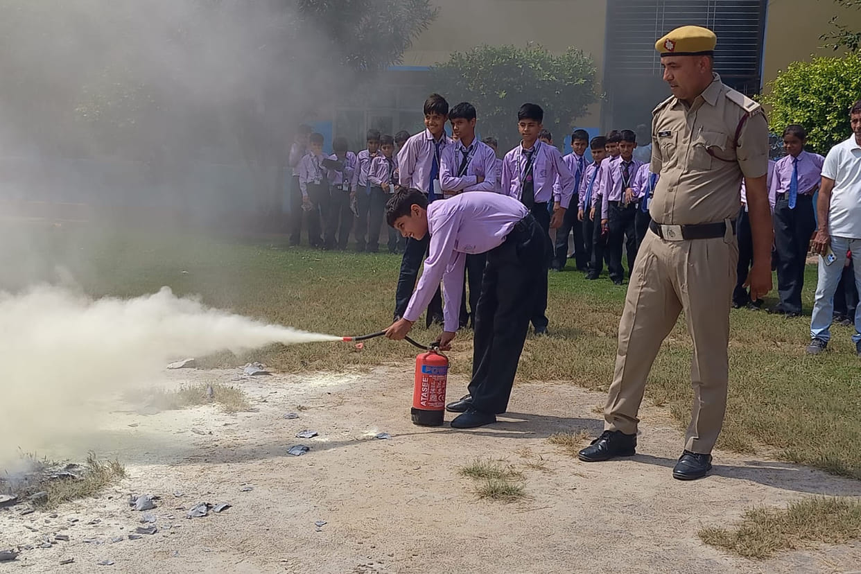 Teach students fire safety tips
