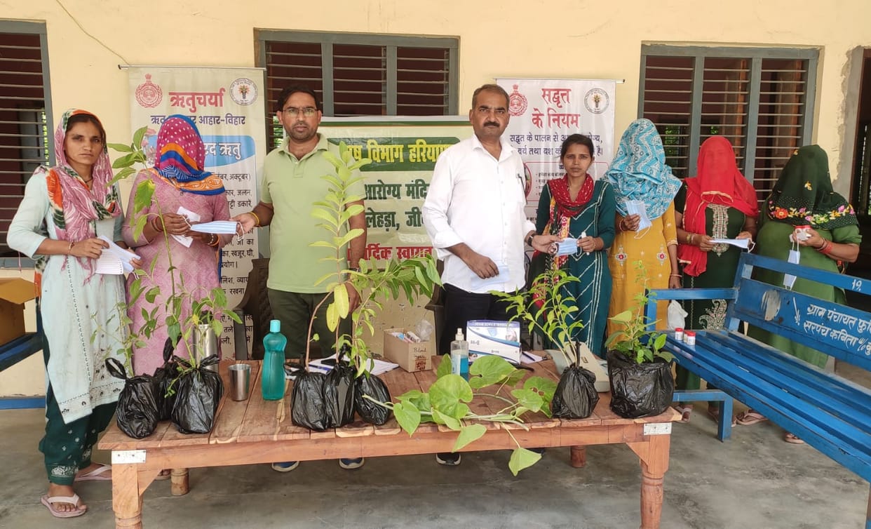 Villagers were made aware about prevention from seasonal diseases.
