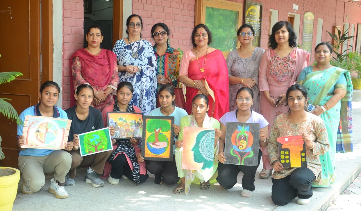 Students displayed their creativity in the competition.