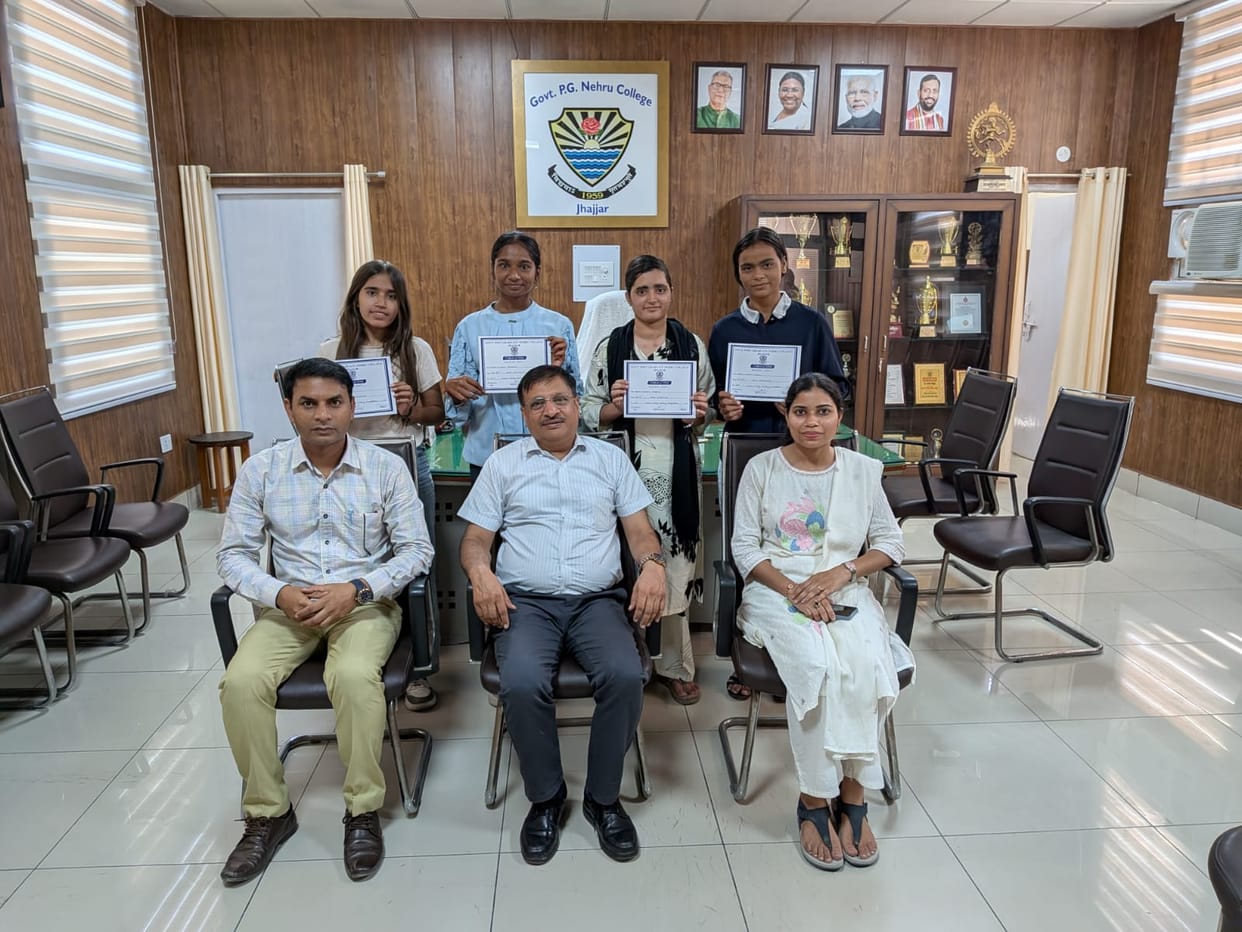 Sanjana won the essay competition.