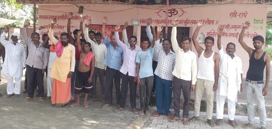 Villagers lashed out at the MLA after their grievances were ignored.