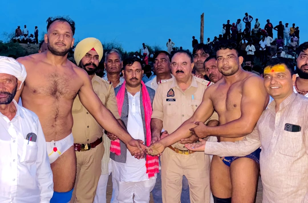 The decisive bout of the Devpura wrestling match ended without a result.