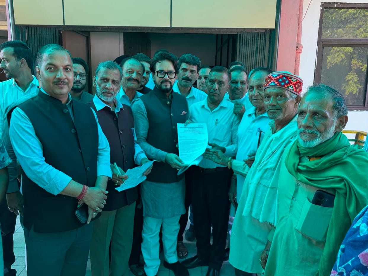 Bhakra oustees await their rights for 65 years; submit memorandum of demands to MP.