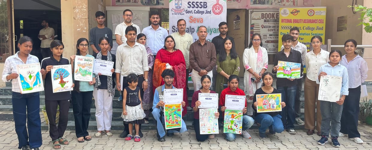 Sukanta first in speech and Kajal first in poster making