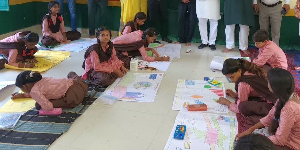 Suhani stood first in the painting competition, and Rehan stood first in the general knowledge competition.