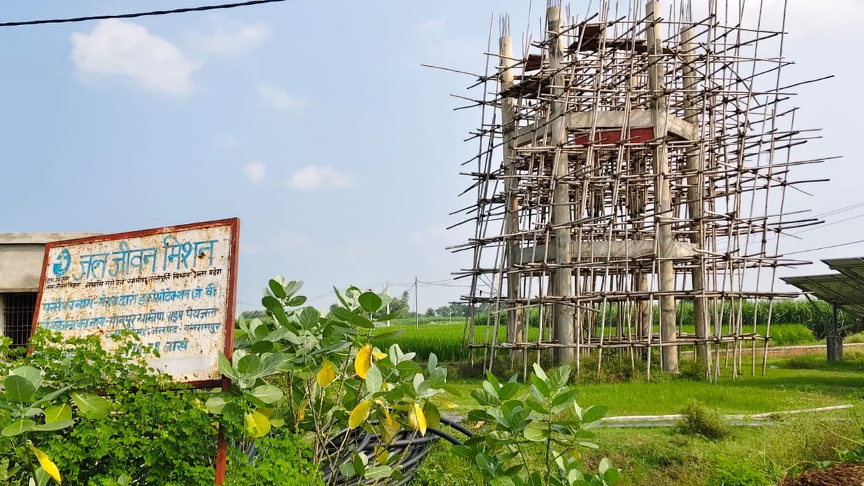 1.76 crore water tank incomplete; wait continues for tap water
