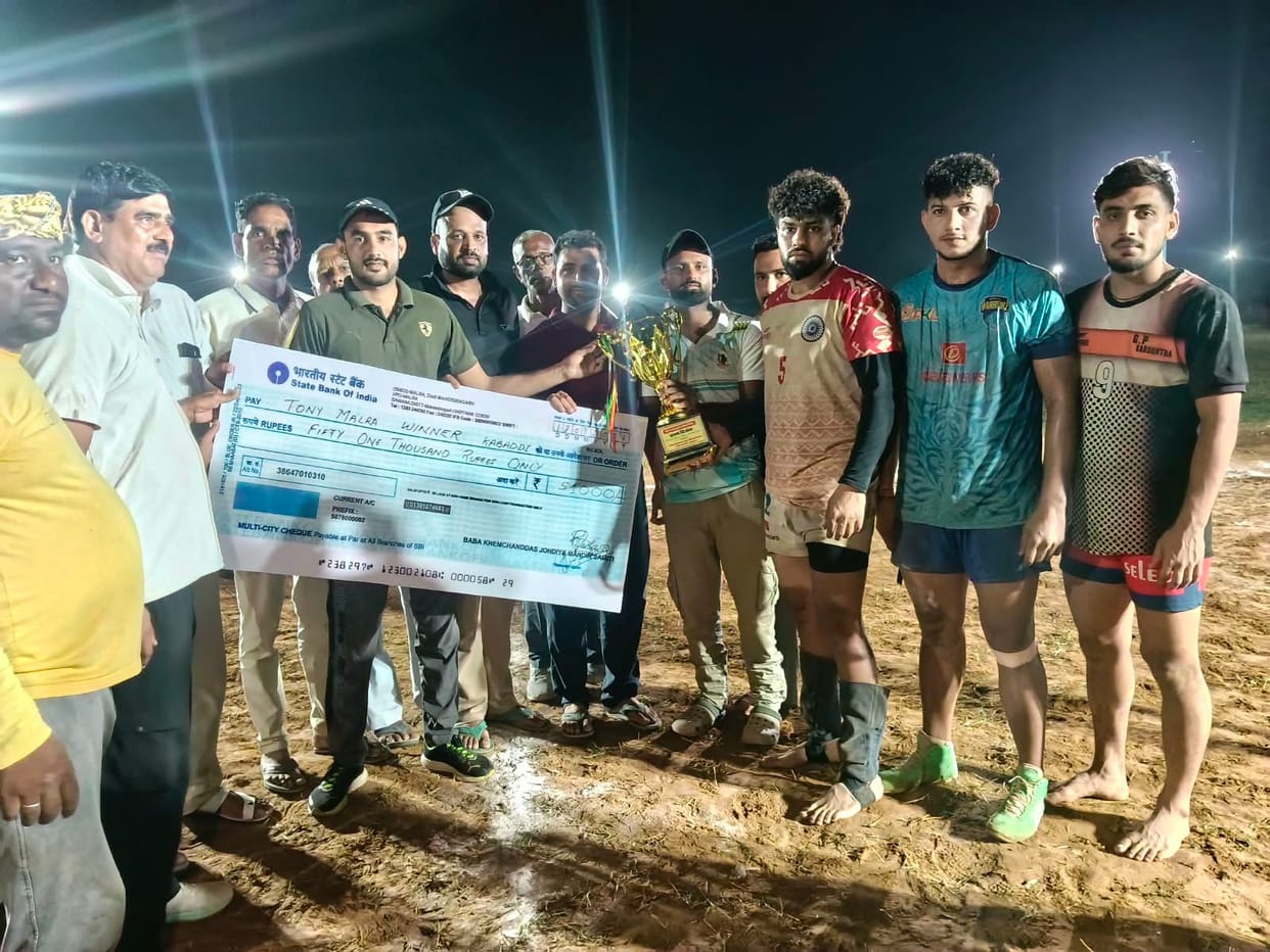 Tony Malda A won a prize